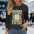 Grandpa Sudoku Langarmshirts Geschenke für Sie