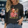 Trump Christmas Sweater For Cat Lovers Long Sleeve T-Shirt Gifts for Her