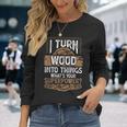 Icherwandle Holz In Dinge Was Ist Dein Super Power Carpenter Langarmshirts Geschenke für Sie