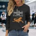 Ist So Ein Bartagame Ding Lustiger Spruch Bartagamen Langarmshirts Geschenke für Sie