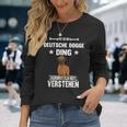 Ist So Ein Deutsche Dogge Ding Ist So Ein Deutsche Langarmshirts Geschenke für Sie