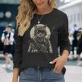 Military Cat Tactical Gear Veteran Soldier Idea Long Sleeve T-Shirt Gifts for Her