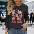 Moo Deng 2024 Moo Deng Moo Deng Cute Hippo Langarmshirts Geschenke für Sie