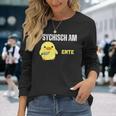 Psychisch Am Ente Lustiges Langarmshirts Geschenke für Sie