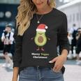 Vegan Christmas Avocado Xmas Christmas egan Langarmshirts Geschenke für Sie