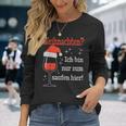 Weihnachten Ich Bin Nur Zum Saufen Hier Witziges Wein Langarmshirts Geschenke für Sie