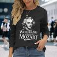 Wolfgang Amadeus Mozart Portrait Salzburg Operaienna Classic Langarmshirts Geschenke für Sie