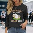 Zuhause Ist Wo Meine Schafe Sind Langarmshirts Geschenke für Sie