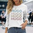 Hugo First Name I Prideintage I Hugo Name Langarmshirts Geschenke für Sie