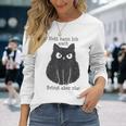 Nett Kann Ich Auch Bringt Aber Nix Cat Fun Gray S Langarmshirts Geschenke für Sie