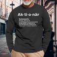 Aktionär Idea Etf Aktien Investor Langarmshirts Geschenke für alte Männer