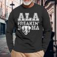 Ala Freakin' Bama Alabama Retro Bama Vintage Alabama Long Sleeve T-Shirt Gifts for Old Men