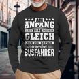 Am Anfang Waren Alle Menschen Ggleich Busfahrer Langarmshirts Geschenke für alte Männer