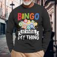 Bingo Ist Irgendwie Mein Ding Lustiges Glücksspiel Langarmshirts Geschenke für alte Männer