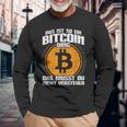 Blockchain Das Ist So Ein Bitcoin Ding Das Ist So Ein Bitcoin D S Langarmshirts Geschenke für alte Männer