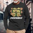 Cool Happy Avofamily Family Avocado Langarmshirts Geschenke für alte Männer