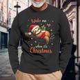 Cute Christmas Fautier Wake Me Up When Christmas Langarmshirts Geschenke für alte Männer