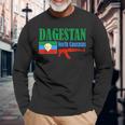 Dagestan Flag Stolzer Dagestani Langarmshirts Geschenke für alte Männer