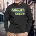 Damen Scooter Rider Scooter Ist Mein Ding Mit-Ausschnitt Langarmshirts Geschenke für alte Männer