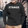 Damen Stange Nachname Team Stange Ehe Familienfeier Retro Mit-Ausschnitt Langarmshirts Geschenke für alte Männer