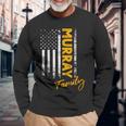 Damen Usa Murray Familienname Murray Nachname Murray Mit-Ausschnitt Langarmshirts Geschenke für alte Männer