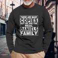 Daniels Last Name Name Personalised Daniels Langarmshirts Geschenke für alte Männer