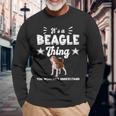 Das Ist Ein Beagle Ding Geschenk Beagle Langarmshirts Geschenke für alte Männer