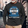 Das Ist Ein Dieter Dingorname Langarmshirts Geschenke für alte Männer