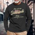 Das Ist Ein Dombrowski Ding Family Dombrowski Langarmshirts Geschenke für alte Männer