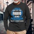 Das Ist Ein Fabio Dingorname Langarmshirts Geschenke für alte Männer