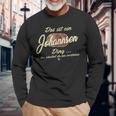 Das Ist Ein Johannsen Ding Lustiges Familie Johannsen Langarmshirts Geschenke für alte Männer