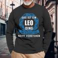 Das Ist Ein Leo Dingorname Langarmshirts Geschenke für alte Männer