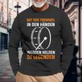 Drum Drummer Marching Drum Langarmshirts Geschenke für alte Männer