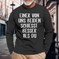 Eineron Uns Beiden Schiesst Besser Als Du Schießsport Langarmshirts Geschenke für alte Männer