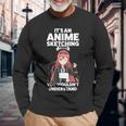 Es Ist Ein Anime-Sketching Ding Anime Merch Langarmshirts Geschenke für alte Männer