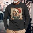 Golden Retriever Dog Christmas Langarmshirts Geschenke für alte Männer