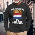 Hab Keine Angst Die Hollander Sind Hier Holland Langarmshirts Geschenke für alte Männer