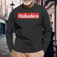 Habedere Red Box Logo Habe Die Ehre Bavarian Langarmshirts Geschenke für alte Männer