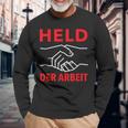 Held Der Arbeit Estdeutschland Gdr Langarmshirts Geschenke für alte Männer