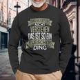 Herren Spruch Männer Beruf Ist So Ein Ding Fleischer Langarmshirts Geschenke für alte Männer