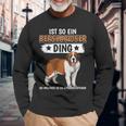 Hundehalter Ist So Ein Bernhardiner Ding Bernhardiner Langarmshirts Geschenke für alte Männer