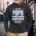 Ich Bin Papa Und Bonuspapa Was Sind Dein Superkraft I'm Langarmshirts Geschenke für alte Männer