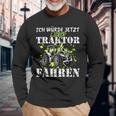 Ich Würde Jetzt Lieber Traktor Fahren Langarmshirts Geschenke für alte Männer