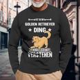 Ist So Ein Golden Retriever Ding Dog Slogan Langarmshirts Geschenke für alte Männer