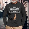 Ist So Ein Kangaroo Ding Saying Kangaroo Langarmshirts Geschenke für alte Männer