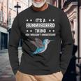 Ist So Ein Kolibri Ding Lustiger Spruch Kolibris Langarmshirts Geschenke für alte Männer