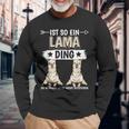 Ist So Ein Lama Ding Lamas Langarmshirts Geschenke für alte Männer