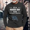 Ist So Ein Mantarochen Ding Saying Langarmshirts Geschenke für alte Männer