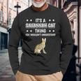 Ist So Ein Savannah Cat Ding Langarmshirts Geschenke für alte Männer