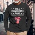 Ist So Ein Seeanemone Ding Lustiger Spruch Seeanemonen Langarmshirts Geschenke für alte Männer